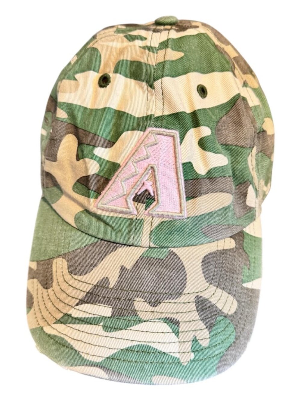 Arizona Diamondbacks Womens Camo & Pink Hat 47 Brand MLB Genuine Merchandise